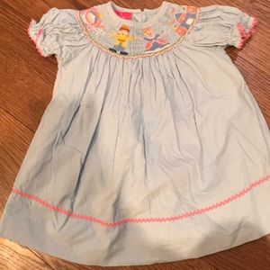 Girls Smocked Dress